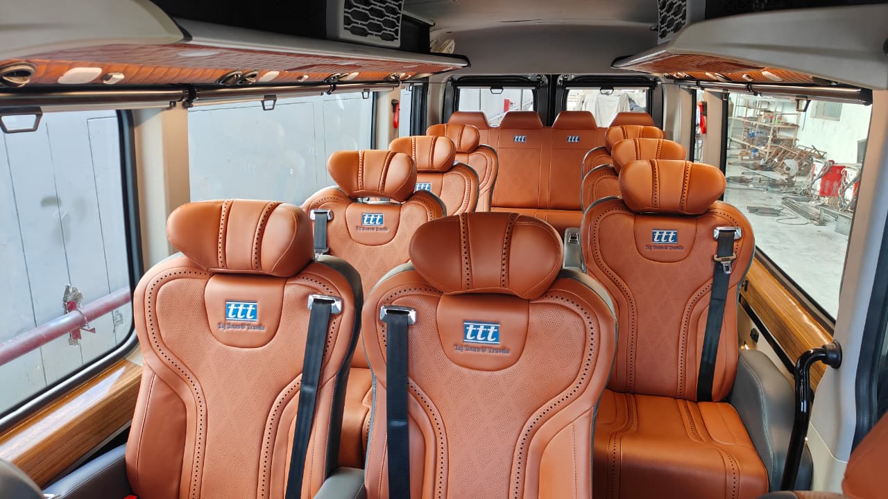 16 Seater Force Urbania on Rent in Delhi - Tyagi Travels