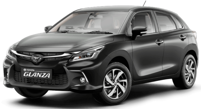 Toyota Glanza Self Drive Car on Rent in Delhi