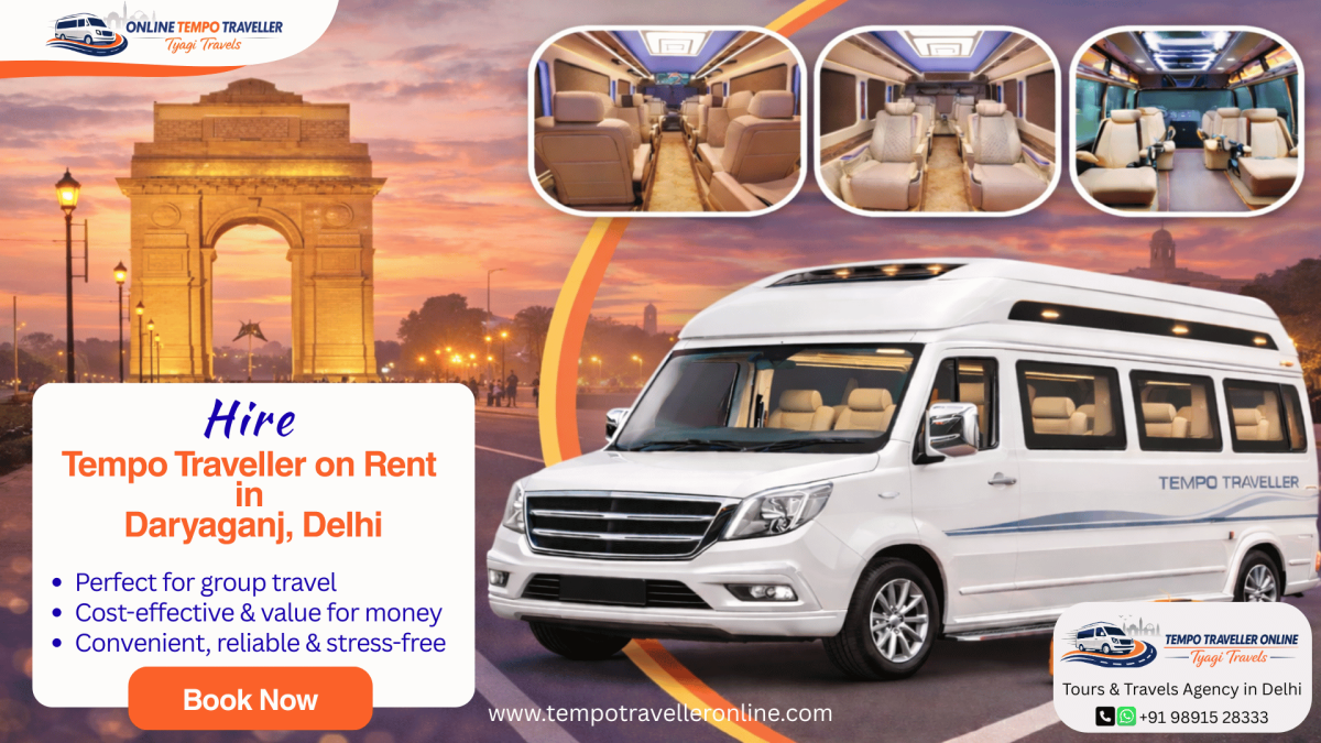 Tempo Traveller on Rent in Daryaganj