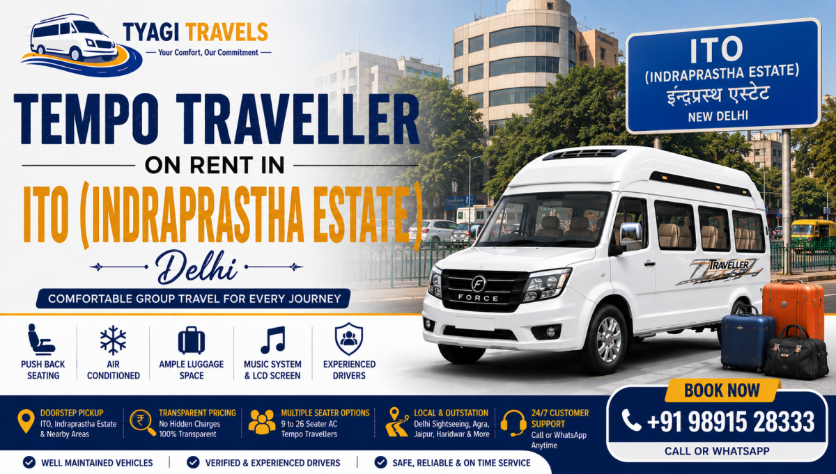 Hire Tempo Traveller on Rent in ITO