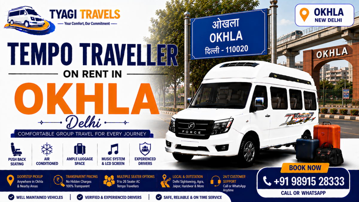 Tempo Traveller on Rent in Okhla, Delhi