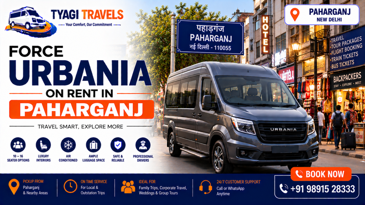 Hire Force Urbania on rent in Paharganj, Delhi
