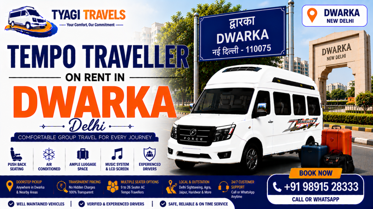 Tempo Traveller on Rent in Dwarka, Delhi