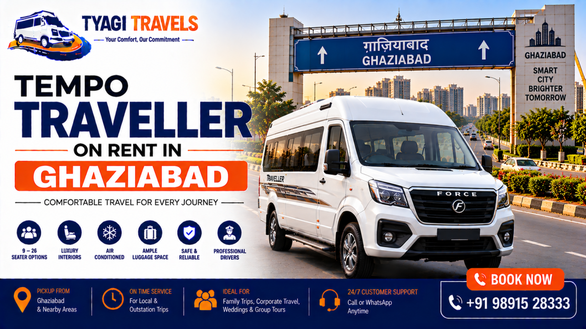 Hire Tempo Traveller on Rent in Ghaziabad